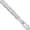 thumbnail image 1 of 14K White Gold Wg 4.5mm Concave Anchor Chain (8 X 4.5) wca120-8, 1 of 4