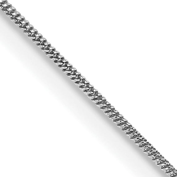14K White Gold Wg .6mm Round Snake Chain (24 X 0.6) Made In Peru wsna050-24