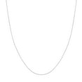 thumbnail image 1 of 14K White Gold Women's 18" 1.05mm Tight Cable Chain Necklace, 1 of 4