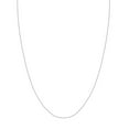 thumbnail image 1 of 14K White Gold Women's 20" 1.50mm Hollow Square Wheat Chain Necklace, 1 of 4