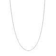 thumbnail image 1 of 14K White Gold Women's 24" 0.73mm Box Chain Necklace with 055 Gauge and Lobster Lock Quality Tag, 1 of 4