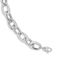 thumbnail image 1 of 14K White Gold bracelet Fancy Link, 8 in 9.7 mm Polished Link, 1 of 3