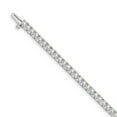 thumbnail image 1 of 14K White Gold bracelet Tennis Moissanite Round 7 in 3.1 mm, 1 of 2