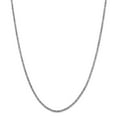 thumbnail image 1 of 14K White Gold chain Byzantine 16 in 2 mm 2mm WG, 1 of 5