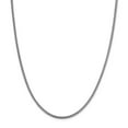thumbnail image 1 of 14K White Gold chain Franco 16 in 2.3 mm 2.3mm, 1 of 5