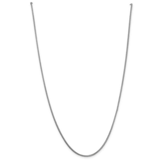 14K White Gold chain Franco 18 in 1.25 mm