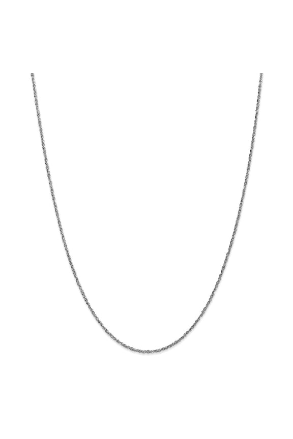 14K White Gold chain Ropa 14 in 1.7 mm 1.7mm
