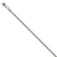 thumbnail image 1 of 14K White Gold chain style Rope Diamond-cut 7 in 2 mm, 1 of 4