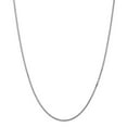 thumbnail image 1 of 14K White Gold necklace Box chain 20 in 1.45 mm WG 1.50mm, 1 of 5