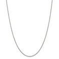 thumbnail image 1 of 14K White Gold necklace Cable chain Pendant 18 in 1.6 mm, 1 of 5