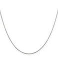 thumbnail image 1 of 14K White Gold necklace Snake chain 20 in 0.8 mm WG .80mm Octagonal, 1 of 5
