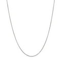 thumbnail image 1 of 14K White Gold necklace Snake chain Round 18 in 0.6 mm, 1 of 5