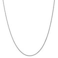 thumbnail image 1 of 14K White Gold necklace Spiga (Wheat) chain Pendant 16 in 1.25 mm, 1 of 5