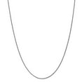 thumbnail image 1 of 14K White Gold necklace Spiga (Wheat) chain Pendant Diamond-cut 20 in 1.2 mm, 1 of 5