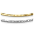 thumbnail image 1 of FJC Finejewelers 14k Yellow Gold with White Rhodium Reversible Adjustable Omega Necklace, 1 of 2