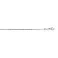 thumbnail image 1 of 14K White Solid Gold 1.1mm wide Diamond Cut Sparkle Chain 16 Necklace with Lobster Clasp, 1 of 1