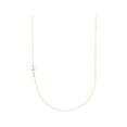 thumbnail image 1 of 14K Yellow .05 CTW Diamond Off-Center Sideways Cross 16" Necklace in 14k Yellow Gold, 1 of 1