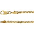 thumbnail image 1 of 14K Yellow 3 mm Rope 7" Chain CH957:101:P, 1 of 1