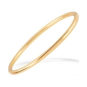 JULIETTE COLLECTION 14K Yellow Gold 0.75MM - 1MM Polished Stack Band Ring for Women - Assorted Sizes