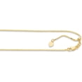 thumbnail image 1 of 14K Yellow Gold 0.79mm Adjustable Box Chain with Lobster Lock, 1 of 4