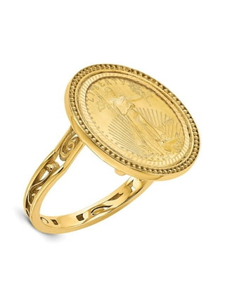 Ladies shop coin ring