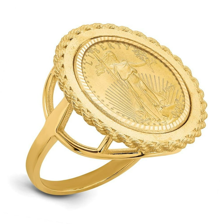 14k coin ring deals