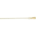 thumbnail image 1 of 14K Yellow Gold 1.1mm Diamond Cut Rolo Chain with Lobster Lock, 1 of 4