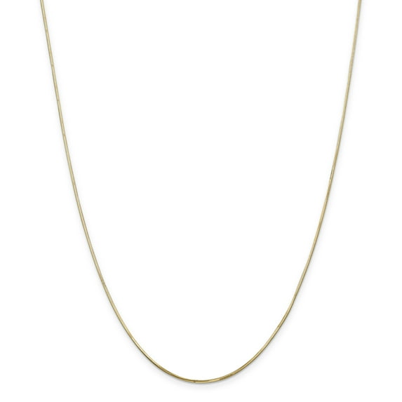 14K Yellow Gold 1.20mm Octagonal Snake Chain 16 Inch