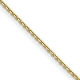 thumbnail image 1 of 14K Yellow Gold 1.2mm D/C Cable Chain Necklace, 1 of 4