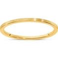 thumbnail image 1 of 14K Yellow Gold 1.2mm Flat Satin Stackable Band (Size 7) Made In United States stk23-120y-7, 1 of 6