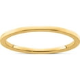 thumbnail image 1 of 14K Yellow Gold 1.2mm Flat Stackable Band (Size 10) Made In United States stk16-120y-10, 1 of 5