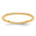 thumbnail image 1 of 14K Yellow Gold 1.2mm Milgrain Stackable Band Size 8.5, 1 of 6