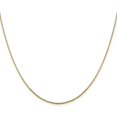 thumbnail image 1 of 14K Yellow Gold 1.2mm Sparkle Octagonal Box Chain - 18"- Made In Italy, 1 of 8