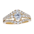thumbnail image 1 of 14K Yellow Gold 1-3/4 cttw. Certified Diamonds Round-cut Halo Engagement Ring by Hollywood Hills Jewelers, 1 of 6