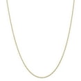 thumbnail image 1 of 14K Yellow Gold 1.35mm Carded Cable Rope Chain 20 Inch, 1 of 6