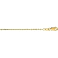 thumbnail image 1 of 14K Yellow Gold 1.3mm Diamond Cut Cable Chain with Lobster Lock, 1 of 4