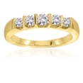 thumbnail image 1 of 14K Yellow Gold 1/4 ct. Diamond Wedding Band, 1 of 2