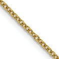 thumbnail image 1 of 14K Yellow Gold 1.4mm Round Open Wide Link Cable Chain (24 X 1.4) Made In South Africa pen214-24, 1 of 5