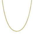 thumbnail image 1 of 14K Yellow Gold 1.5MM Hollow Round Box Chain Necklace, Next Level Jewelry, 1 of 3