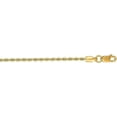 thumbnail image 1 of 14K Yellow Gold 1.5mm Rope Chain with Lobster Lock, 1 of 4