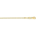 thumbnail image 1 of 14K Yellow Gold 1.5mm Sparkle Chain with Lobster Lock Anklet, 1 of 4