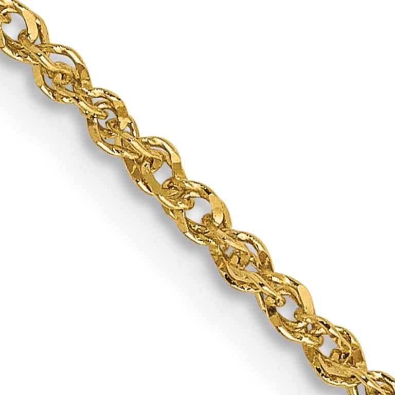Jewelry by Sweet Pea 14K Yellow Gold 14 inch 1.7mm Ropa with
