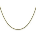 thumbnail image 1 of 14K Yellow Gold 1.7mm Semi-Solid Round Box with Lobster Lock Chain - 20", 1 of 8