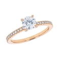 thumbnail image 1 of 14K Yellow Gold 1 ct. Certified Natural Diamonds Solitaire Engagement Ring By Hollywood Hills Jewelers, 1 of 7