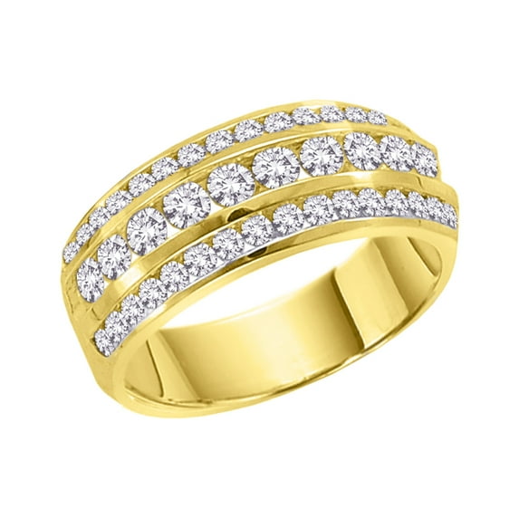 14K Yellow Gold 1 ct. Diamond Fashion Ring