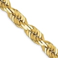 thumbnail image 1 of 14K Yellow Gold 10 mm Diamond-Cut Rope with Fancy Lobster 24 in. Clasp Chain, 1 of 1