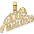 thumbnail image 1 of 14K Yellow Gold 100% Hawaiian Charm (13.9 X 19.75) Made In United States k8895, 1 of 5