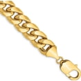 thumbnail image 1 of 14K Yellow Gold 11mm Semi-Solid Miami Cuban Chain (8 X 11) Made In South Africa bc158-8, 1 of 5