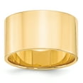 thumbnail image 1 of 14K Yellow Gold 12mm Light Weight Flat Band Ring Size 8, 1 of 7