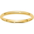 thumbnail image 1 of 14K Yellow Gold 14Ky 2mm Ltw Comfort Fit Band Size 9.5 Made In United States cfl020-9.5, 1 of 5